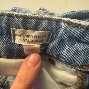 Madewell- Curvy Perfect Vintage Jean - Light Blue